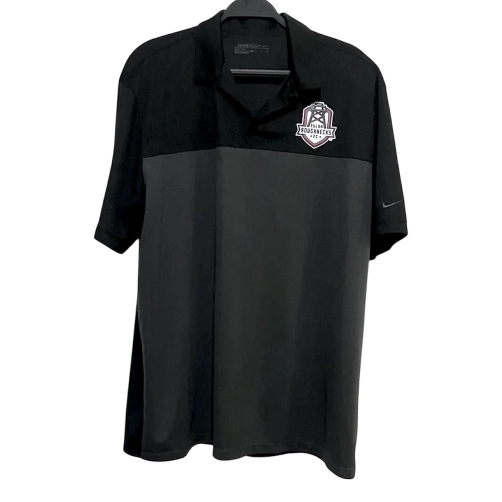 Nike Dri Fit Men’s FC Tulsa Black Polo Size XL